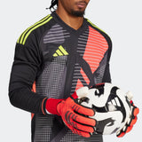 adidas Predator Pro Fingersave Goalkeeper Gloves Luci Red/Black/Pure Ruby - Best Buy Soccer