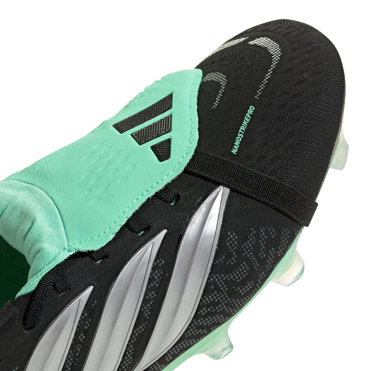 adidas Predator Pro Fold-Over Tongue FG Firm Ground Men's Soccer Cleats - Black/Silver/Mint - Best Buy Soccer