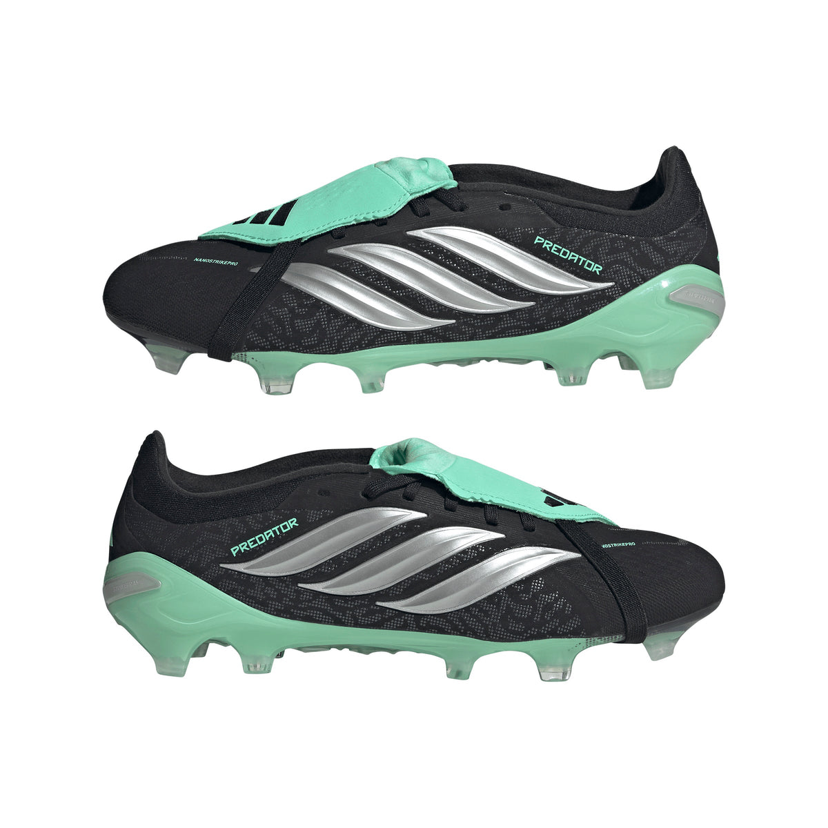 adidas Predator Pro Fold-Over Tongue FG Firm Ground Men's Soccer Cleats - Black/Silver/Mint - Best Buy Soccer