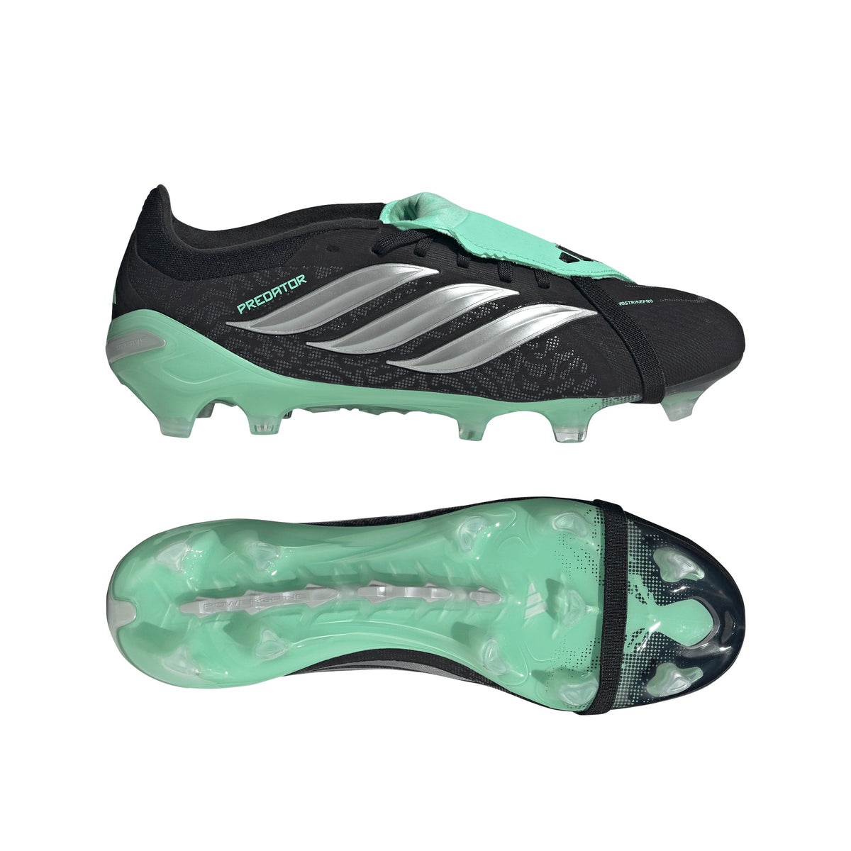 adidas Predator Pro Fold-Over Tongue FG Firm Ground Men's Soccer Cleats - Black/Silver/Mint - Best Buy Soccer