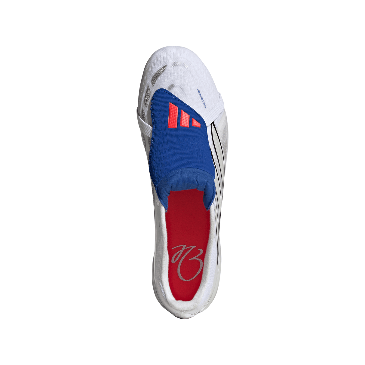 adidas Predator Pro Fold-Over Tongue FG Firm Ground Men's Soccer Cleats - White/Zero Metallic/Blue - Best Buy Soccer