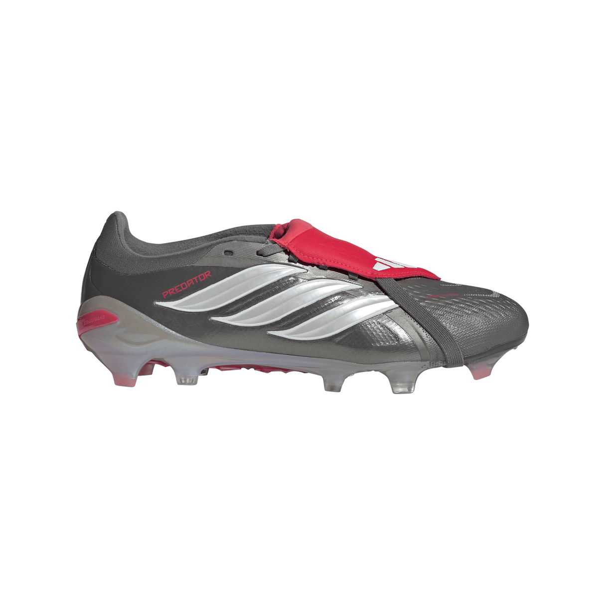 adidas Predator Pro Fold-Over Tongue FG Men's Soccer Cleats - Grey/Red - Best Buy Soccer