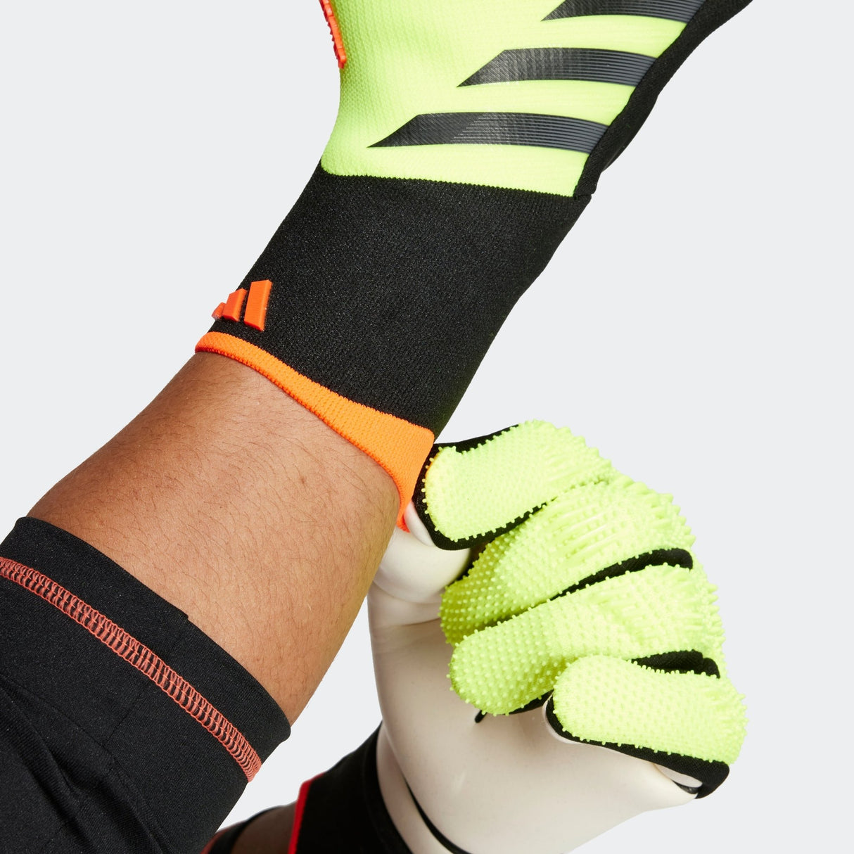 adidas Predator Pro Goalkeeper Gloves Solar Yellow/Black/Solar Red - Best Buy Soccer