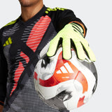 adidas Predator Pro Goalkeeper Gloves Solar Yellow/Black/Solar Red - Best Buy Soccer