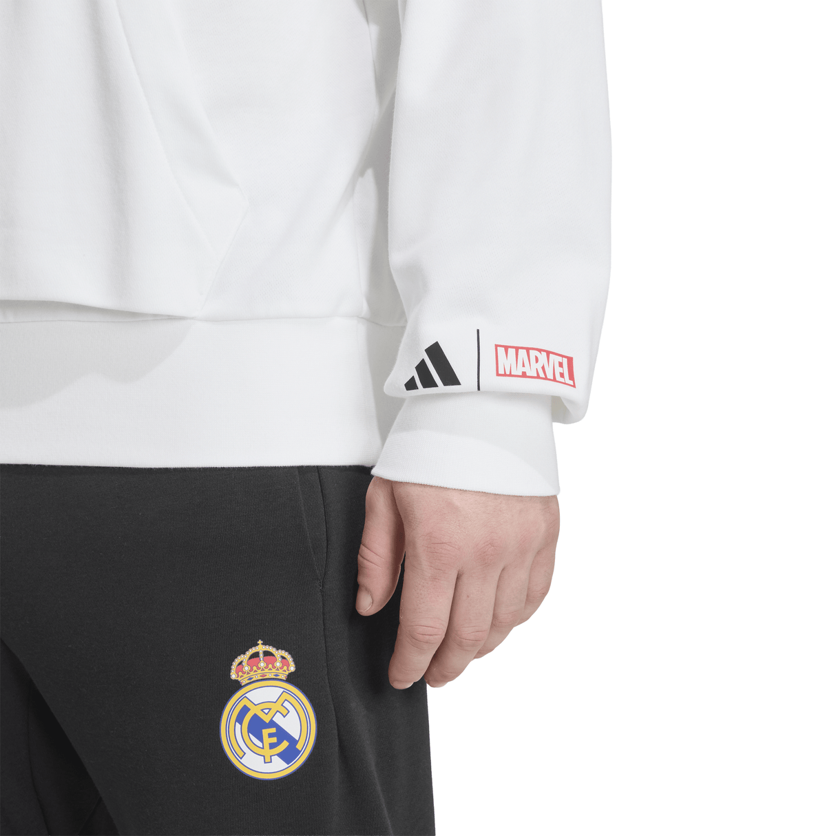 adidas Real Madrid Avengers Men´s Soccer Hoodie - White - Best Buy Soccer