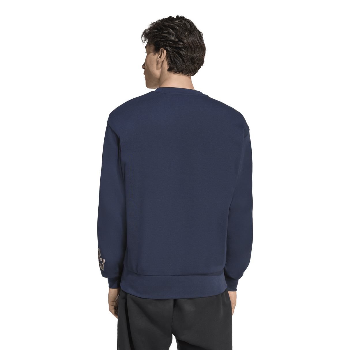 adidas Real Madrid Heritage Crew Men's Sweat - Navy - Best Buy Soccer