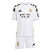 adidas Real Madrid Home Mini Kit Kids 25/26 - White - Best Buy Soccer