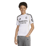 adidas Real Madrid Home Youth Soccer Jersey 25/26 - White - Best Buy Soccer