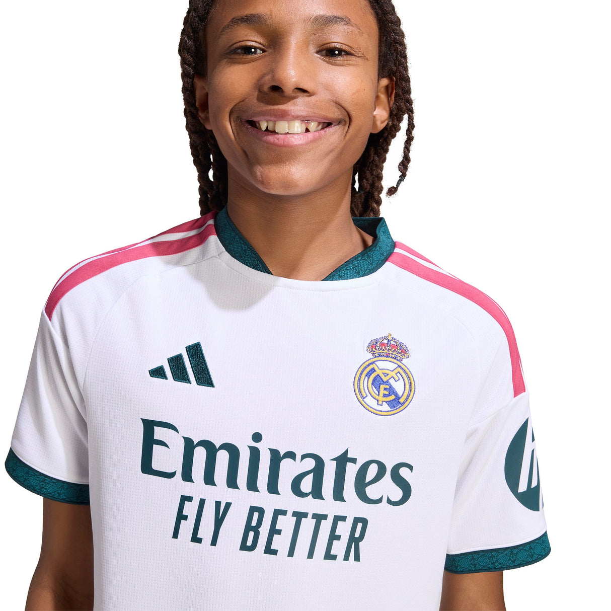 adidas Real Madrid Home Youth Soccer Jersey 26/27 - White - Best Buy Soccer