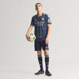 adidas Real Madrid Men's Away Authentic Soccer Jersey 25/26 - Blue - Best Buy Soccer