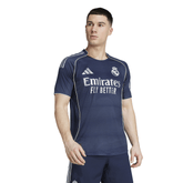 adidas Real Madrid Men's Away Authentic Soccer Jersey 25/26 - Blue - Best Buy Soccer