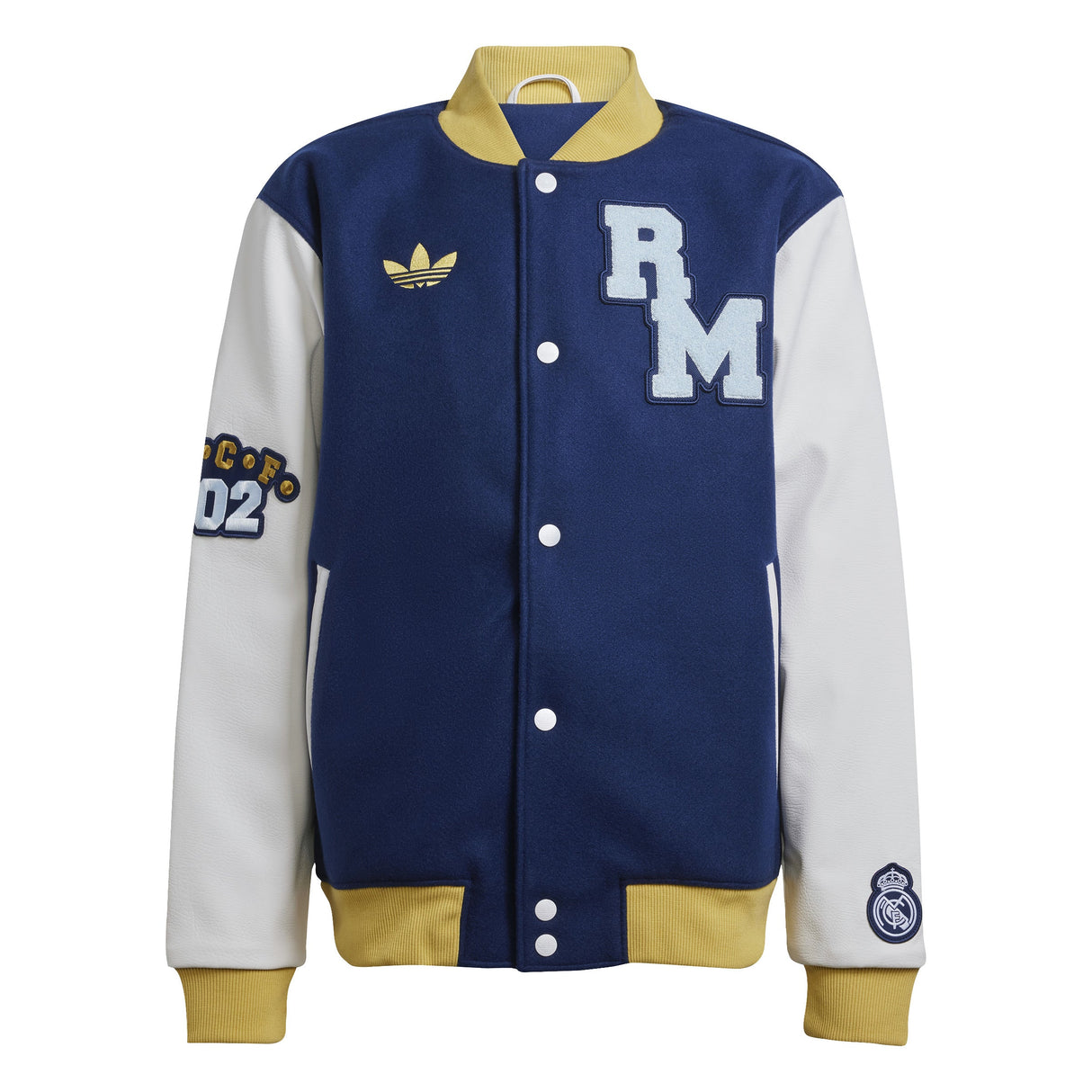 adidas Real Madrid Varsity Jacket - Team Blue - Best Buy Soccer