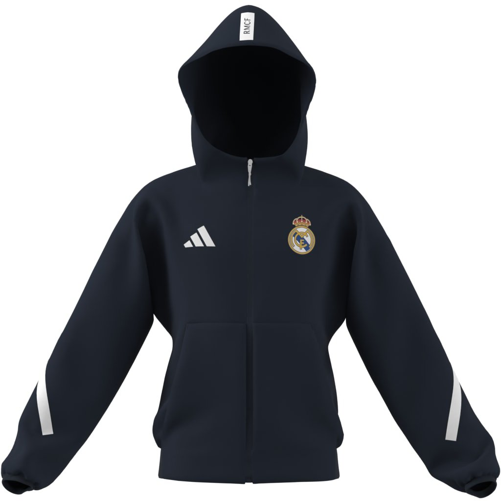 adidas Real Madrid Z.N.E. Anthem Jacket Youth - Navy - Best Buy Soccer
