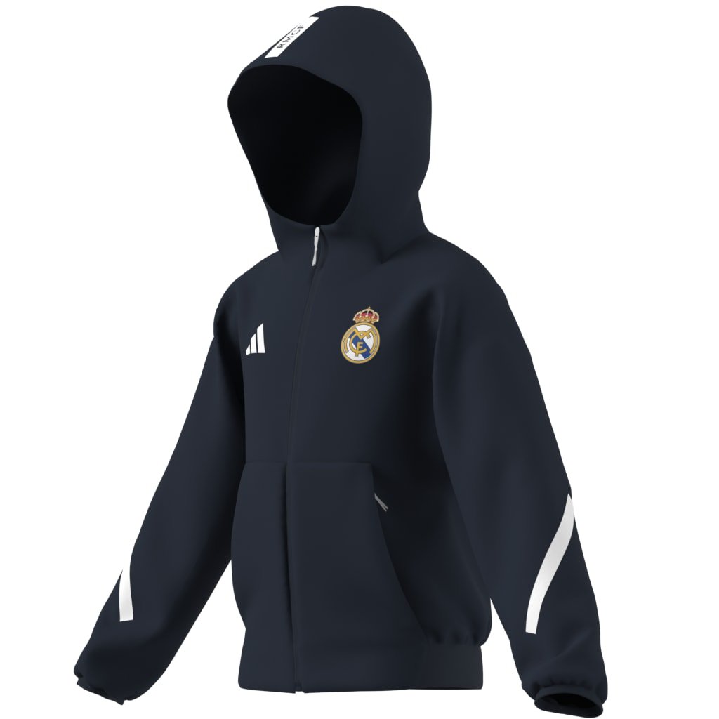 adidas Real Madrid Z.N.E. Anthem Jacket Youth - Navy - Best Buy Soccer