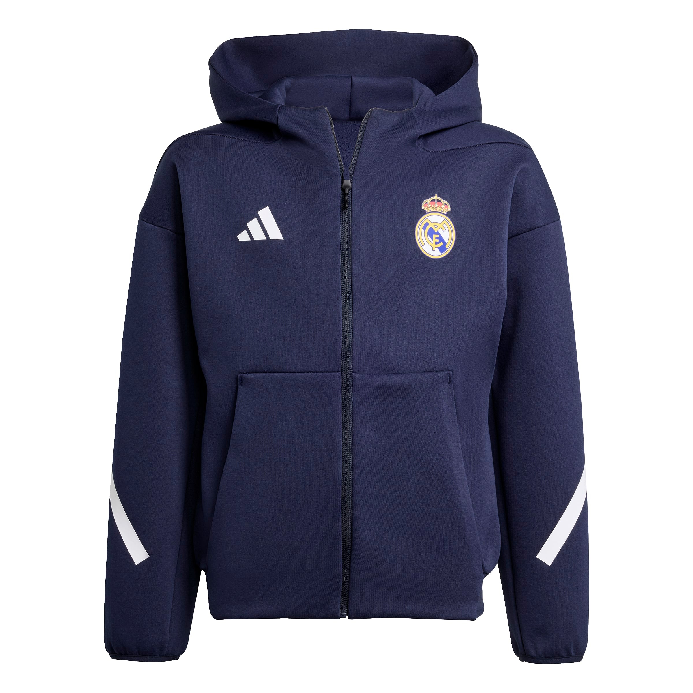 adidas Real Madrid Z.N.E. Anthem Jacket Youth - Navy - Best Buy Soccer