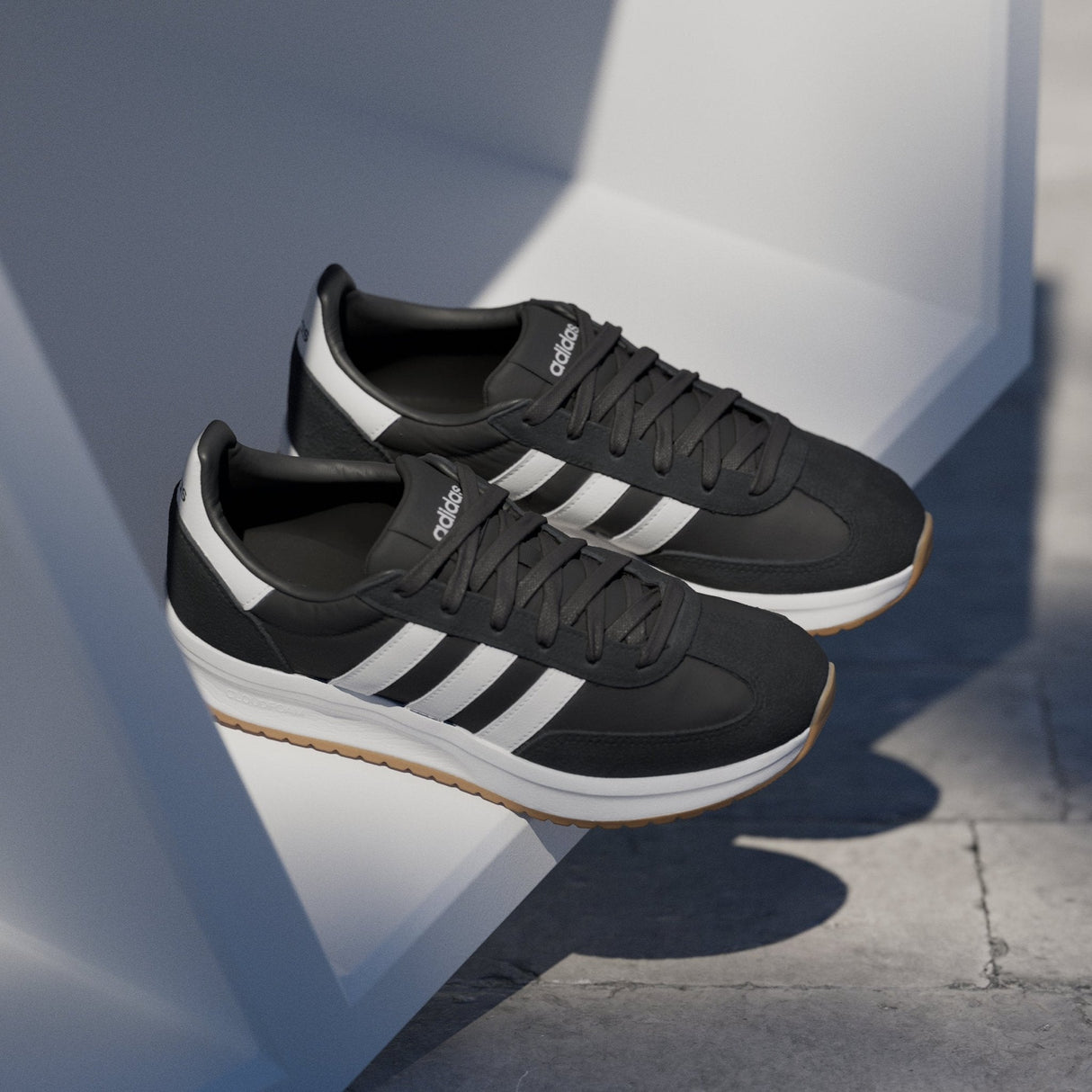 adidas Run 70 2.0 Shoes Black/White - Best Buy Soccer