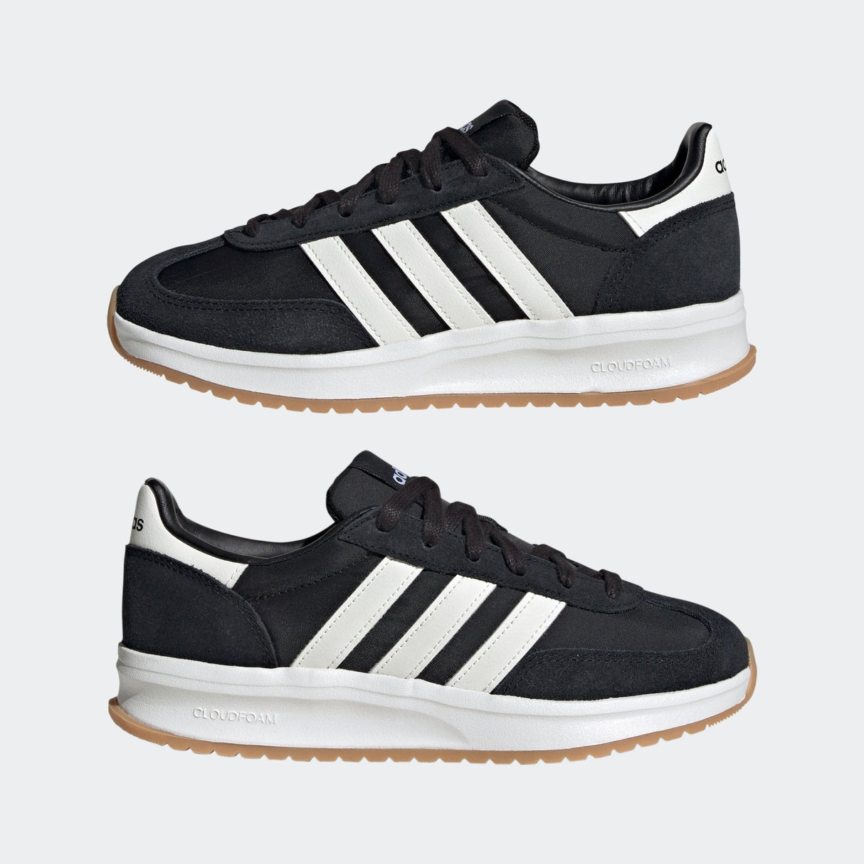 adidas Run 70 2.0 Shoes Black/White - Best Buy Soccer