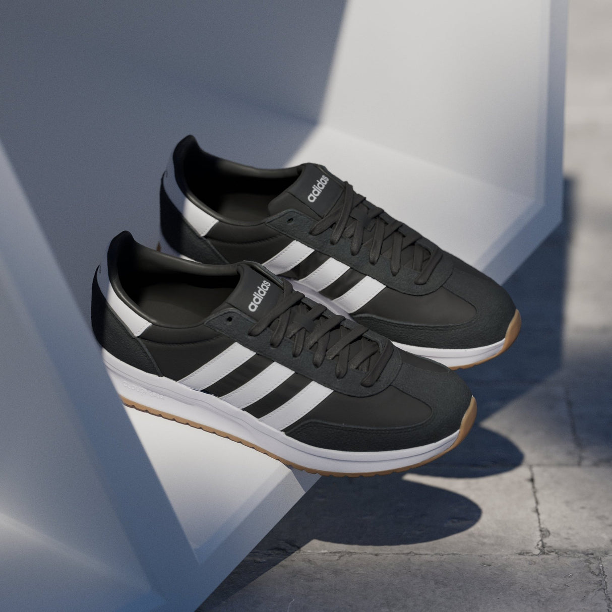 adidas RUN 70s 2.0 Shoes Black/White - Best Buy Soccer