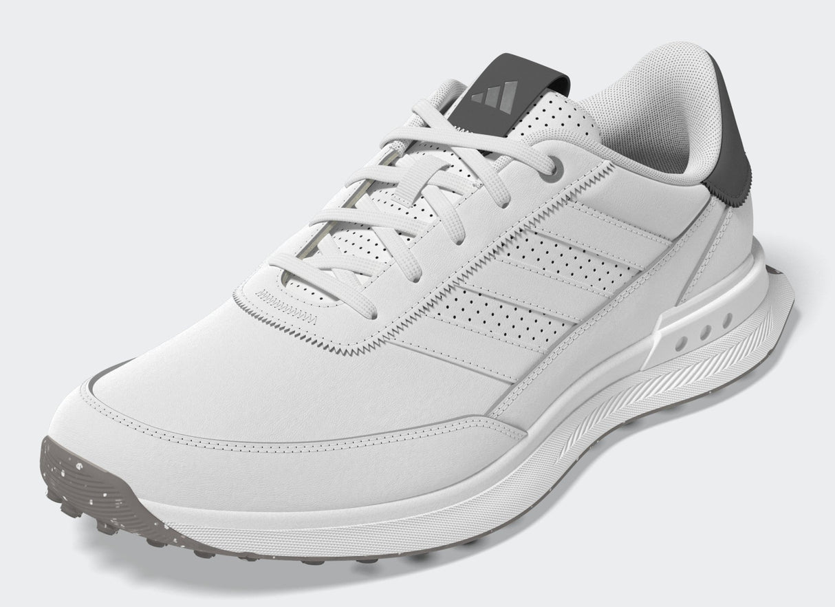 adidas S2G 24 Leather Spikeless Golf Shoes White/White/Charcoal - Best Buy Soccer