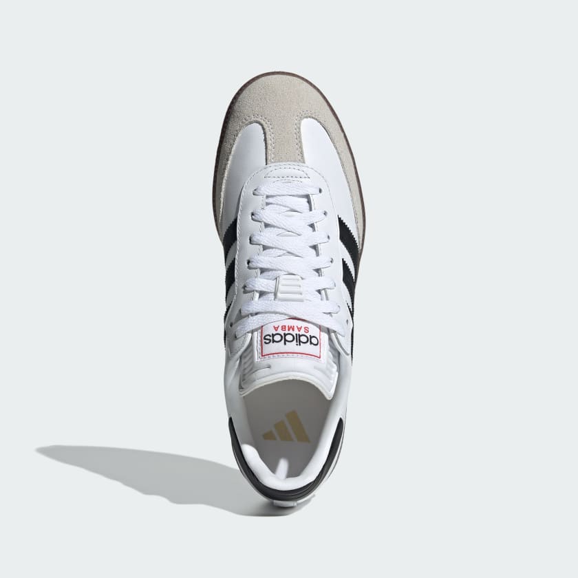 adidas Samba IN Indoor Men's Soccer Shoes - White/Black - Best Buy Soccer