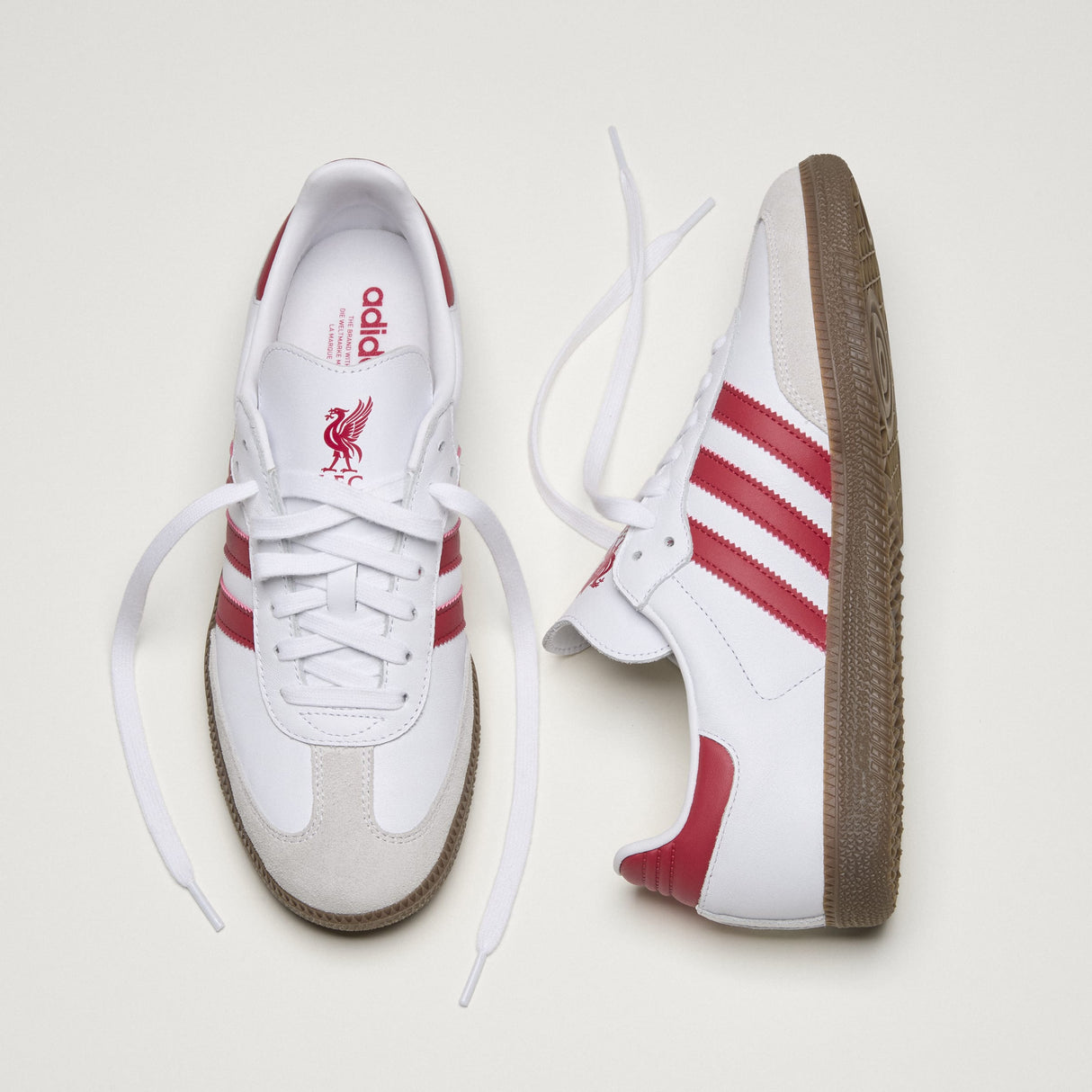 adidas Samba Liverpool FC Shoes - White/Red - Best Buy Soccer