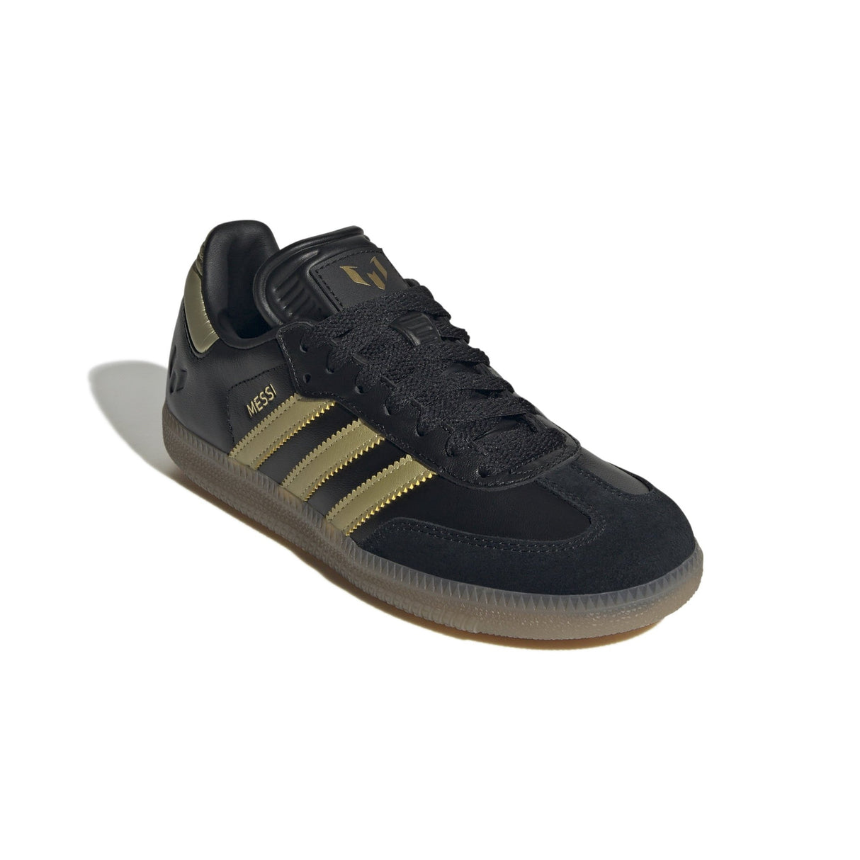 adidas Samba Messi Indoor Soccer Shoes - Black/Gold - Best Buy Soccer