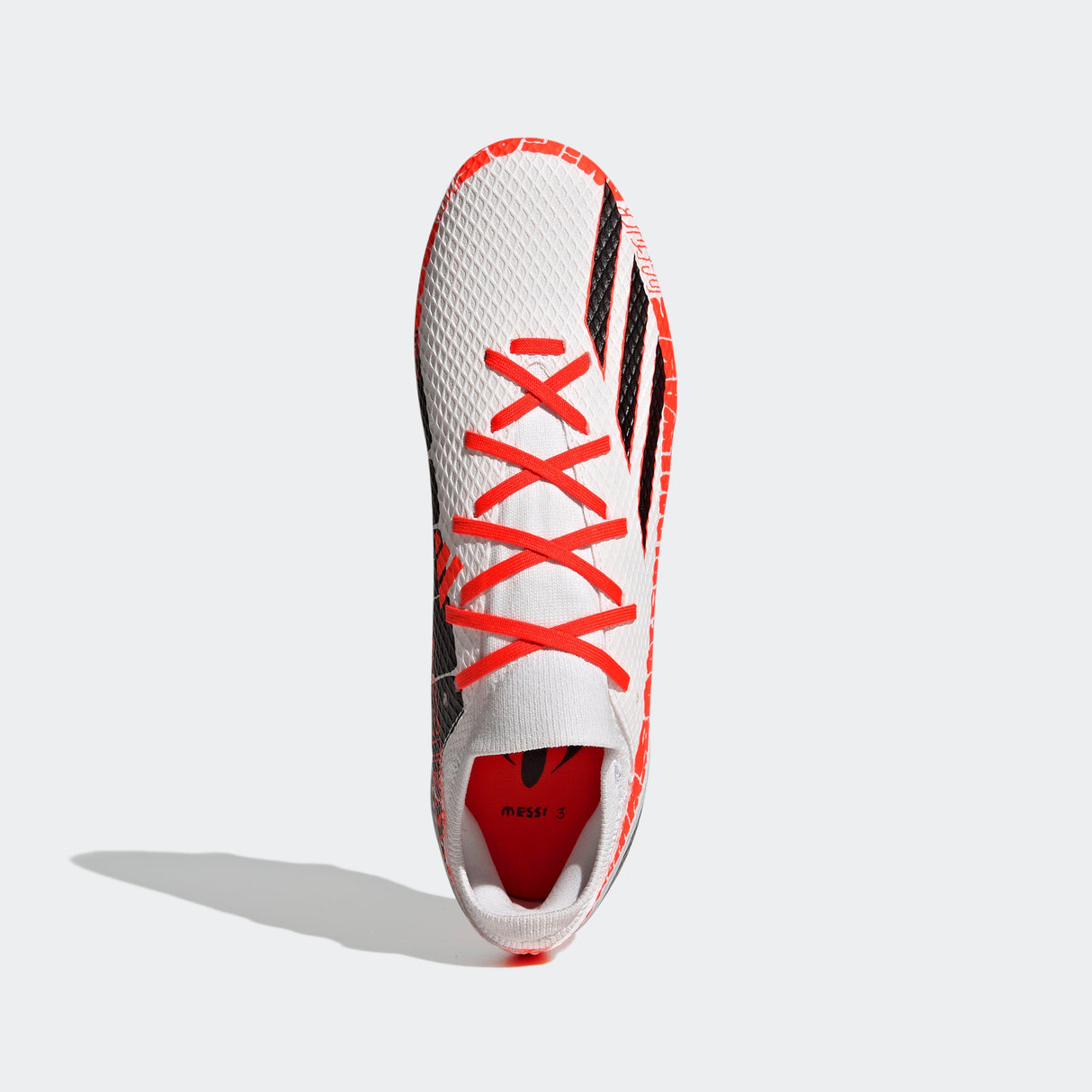 adidas Speedportal Messi 3 FG Firm Ground Soccer Cleats White/Black/Red - Best Buy Soccer
