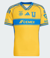 adidas Tigres UANL Home Youth Soccer Jersey 25/26 - Gold/Blue - Best Buy Soccer
