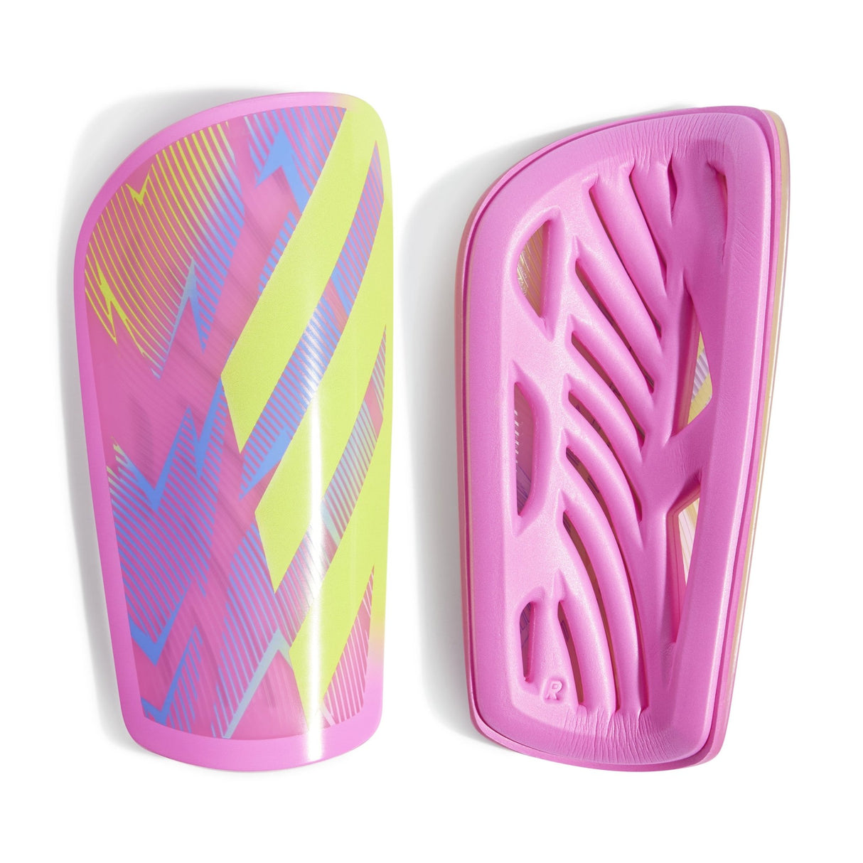 adidas Tiro League Shin Guards Lemon/Blue - Best Buy Soccer