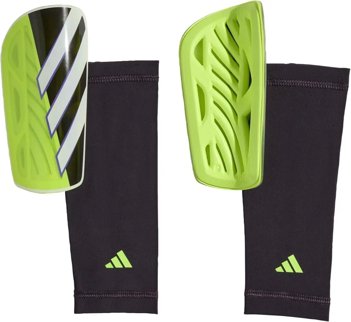 adidas Tiro League Shin Guards - Lemon/White - Best Buy Soccer