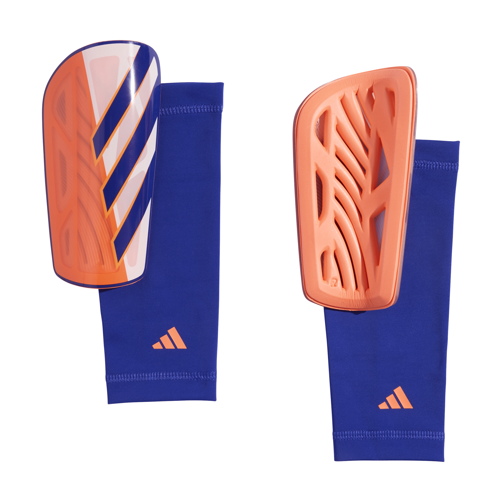 adidas Tiro League Shin Guards - Orange/White/Blue - Best Buy Soccer
