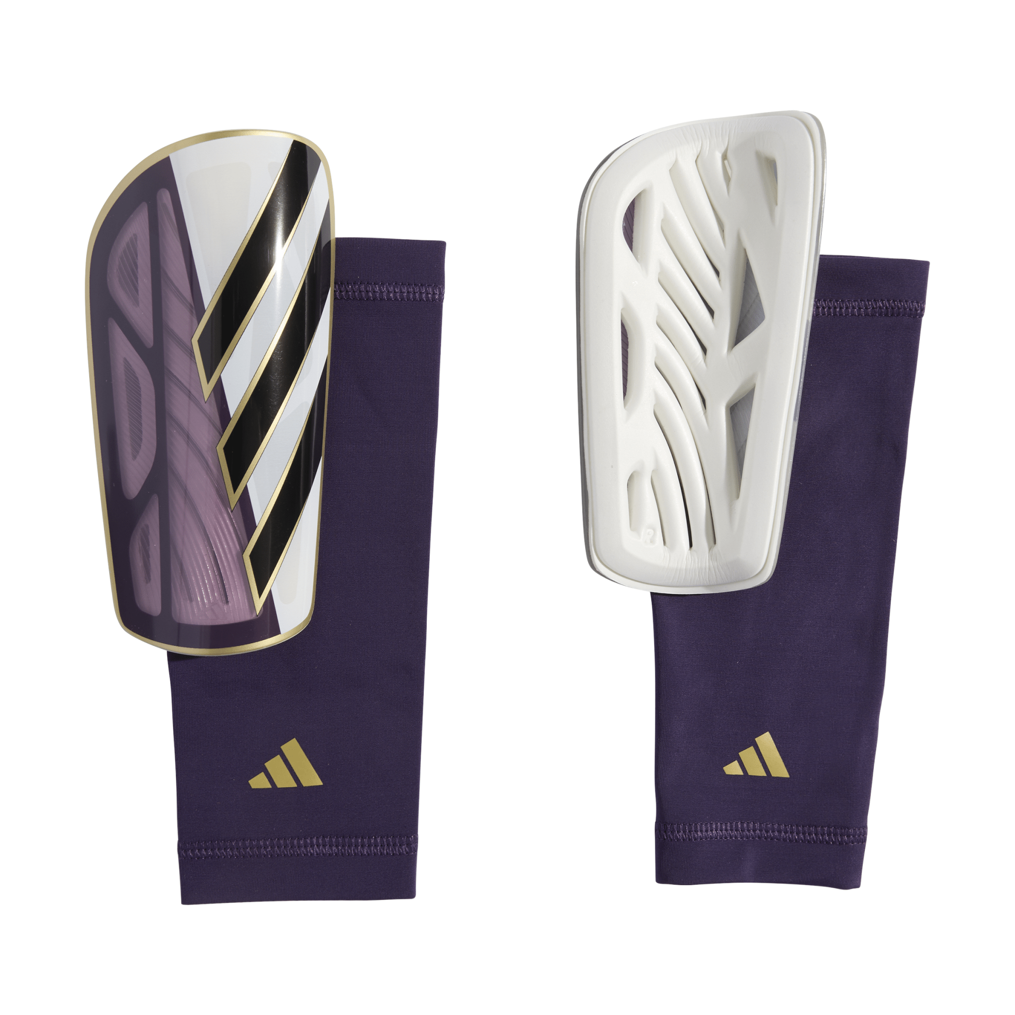 adidas Tiro League Shin Guards - Purple/White - Best Buy Soccer