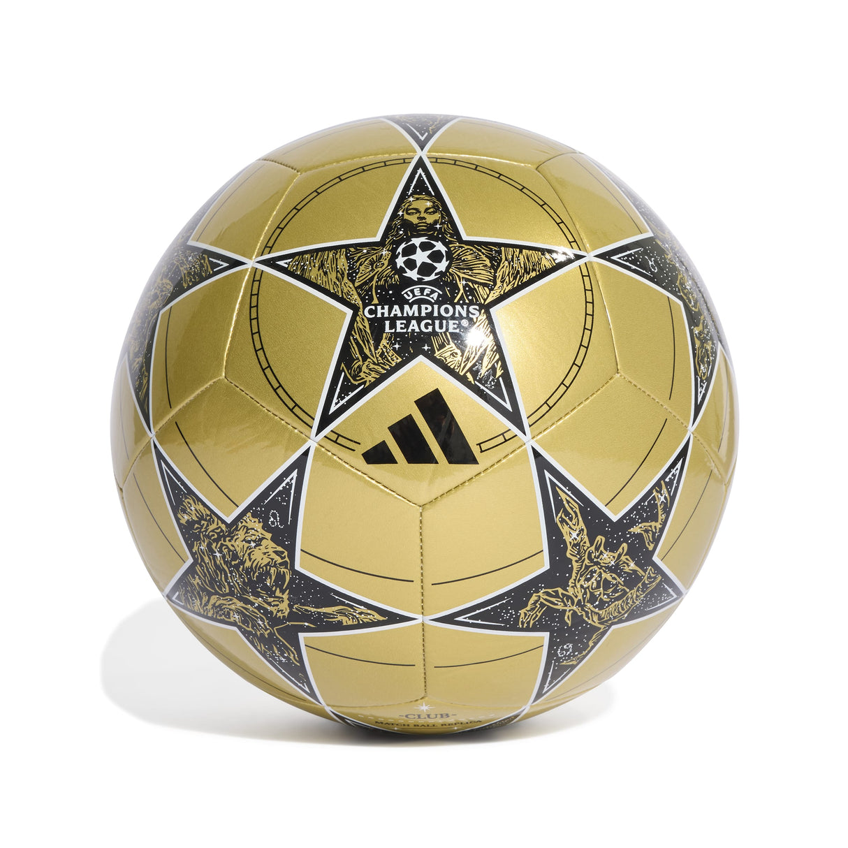 adidas UCL Club League Stage Soccer Ball 25/26 - Gold/Black - Best Buy Soccer