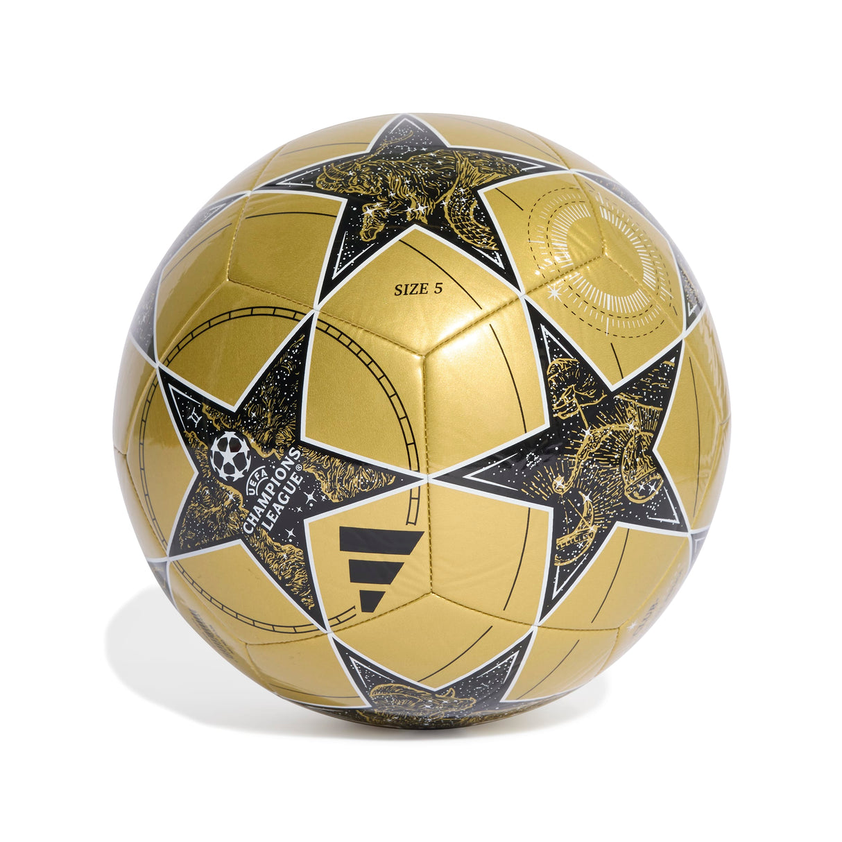adidas UCL Club League Stage Soccer Ball 25/26 - Gold/Black - Best Buy Soccer