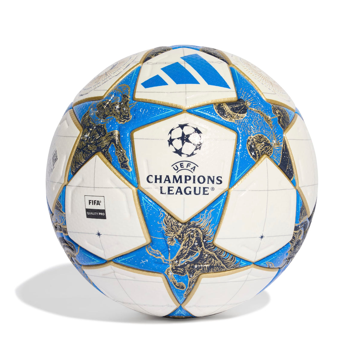 adidas UCL Pro League Stage Soccer Ball 25/26 - White/Blue/Gold - Best Buy Soccer