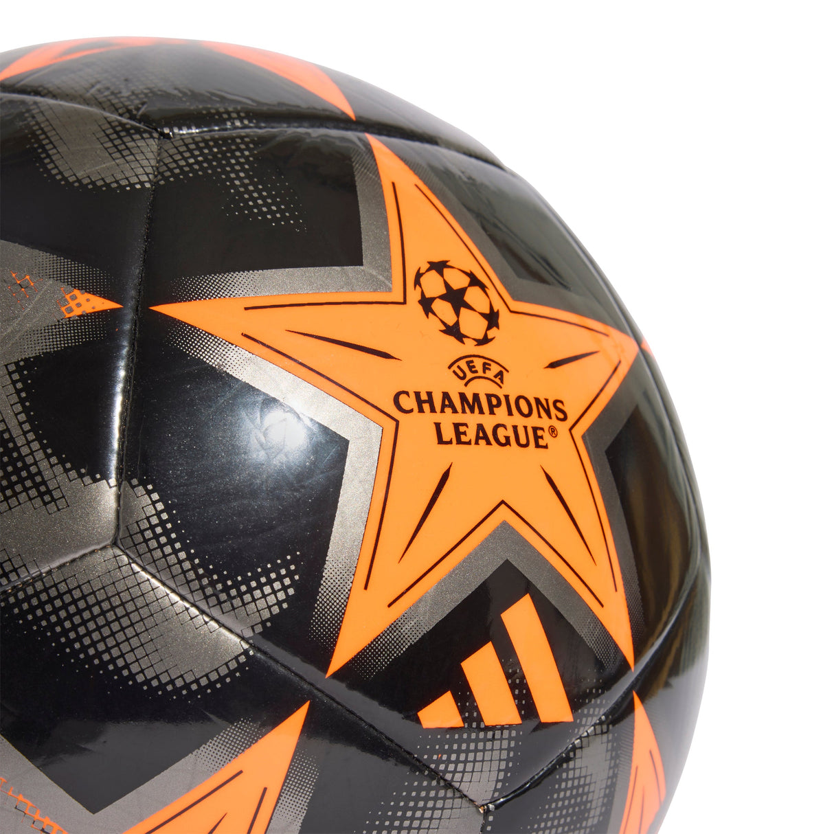 adidas UEFA Champions League Club Soccer Ball 26/27 - Black/Iron/Orange - Best Buy Soccer