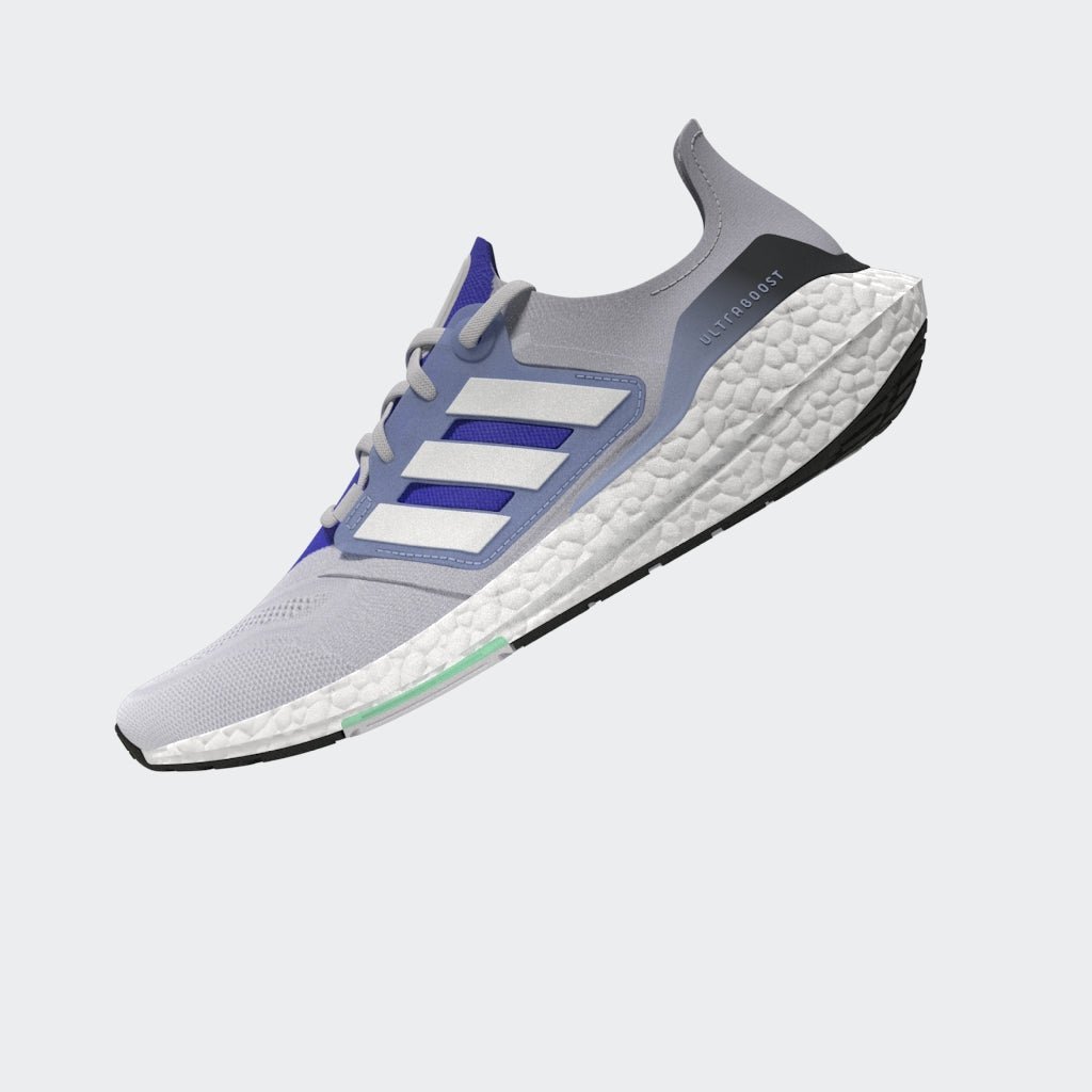 adidas Ultraboost 22 Grey/White/Lucid Blue - Best Buy Soccer
