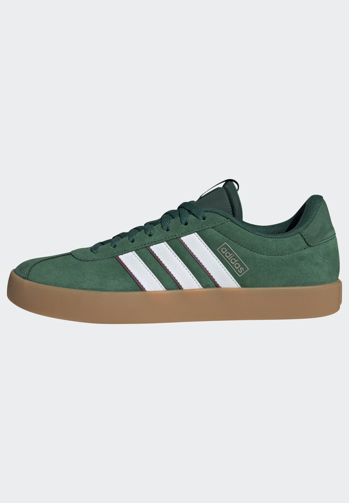 adidas VL Court 3.0 Shoes Dark Green/White/Collegiate Burgundy - Best Buy Soccer