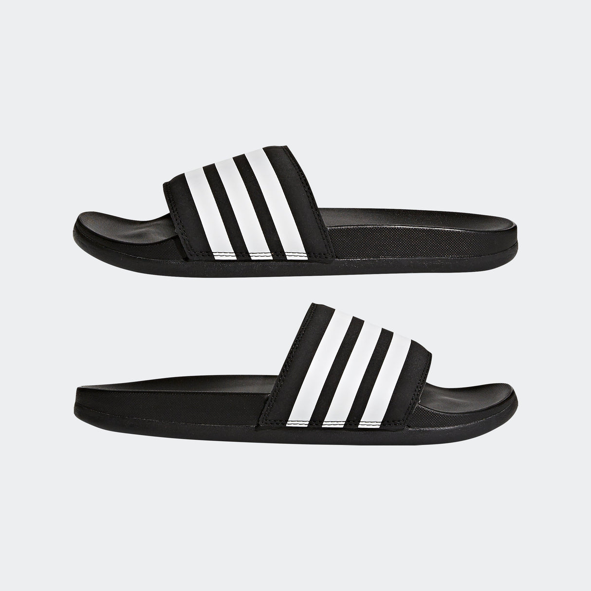 adidas Women's Adilette Comfort Slides Black/White - Best Buy Soccer