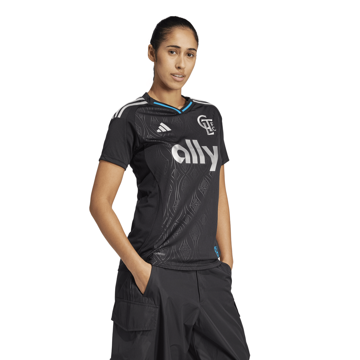 adidas Women's Charlotte Away Jersey 25 Black - Best Buy Soccer