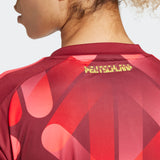 adidas Women's Germany (Women's Team) Away Jersey 25 Burgundy - Best Buy Soccer