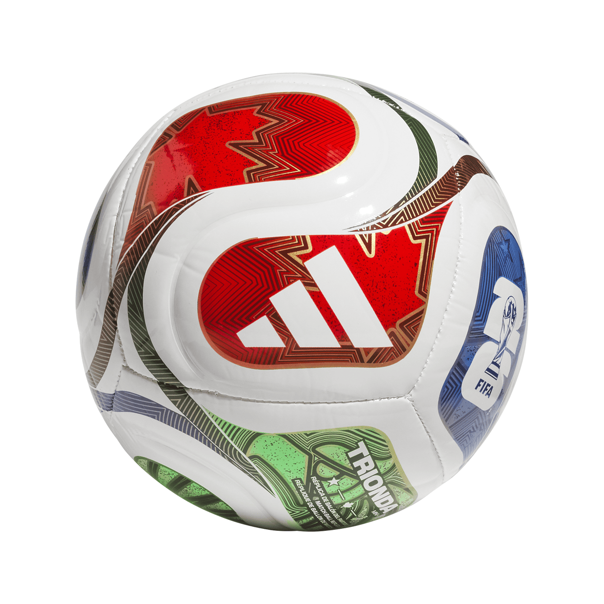 adidas World Cup 26 Trionda Mini+ Soccer Ball - White/Blue/Red - Best Buy Soccer