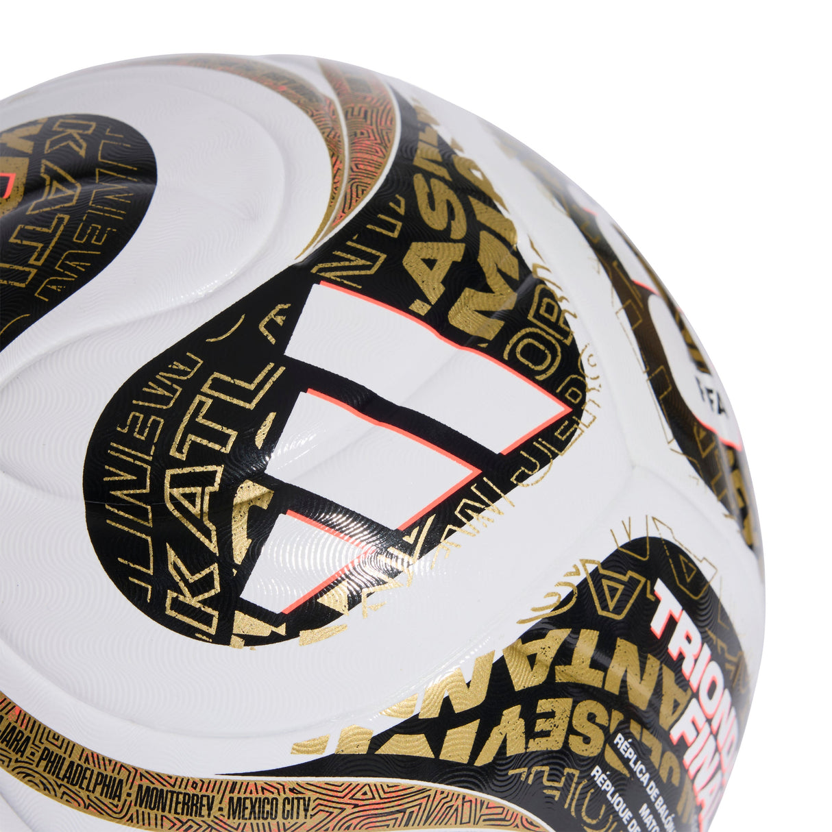adidas World Cup Final League Soccer Ball - White/Black/Gold - Best Buy Soccer