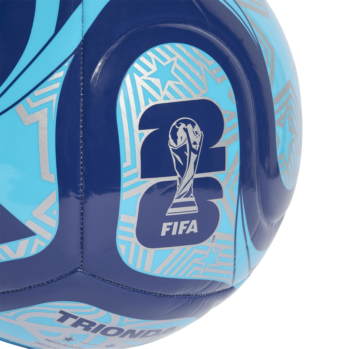 adidas World Cup Trionda Club Soccer Ball 26 - Indigo/Silver - Best Buy Soccer