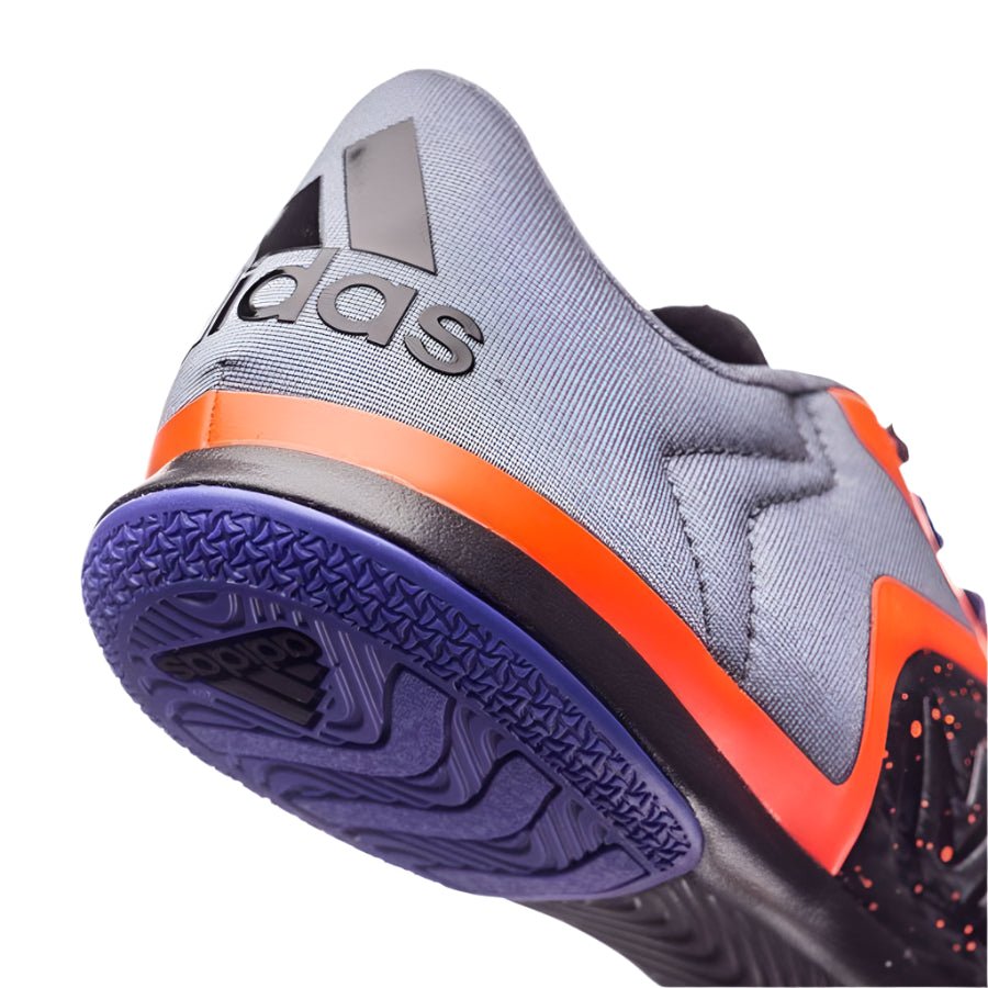 adidas X 15.1 Court Indoor Soccer Shoes - Black/Solar Orange/Night Flash - Best Buy Soccer