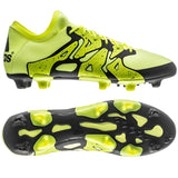 adidas X 15.1 FG/AG Multi - Ground Youth Soccer Cleats - Solar Yellow/Black - Best Buy Soccer