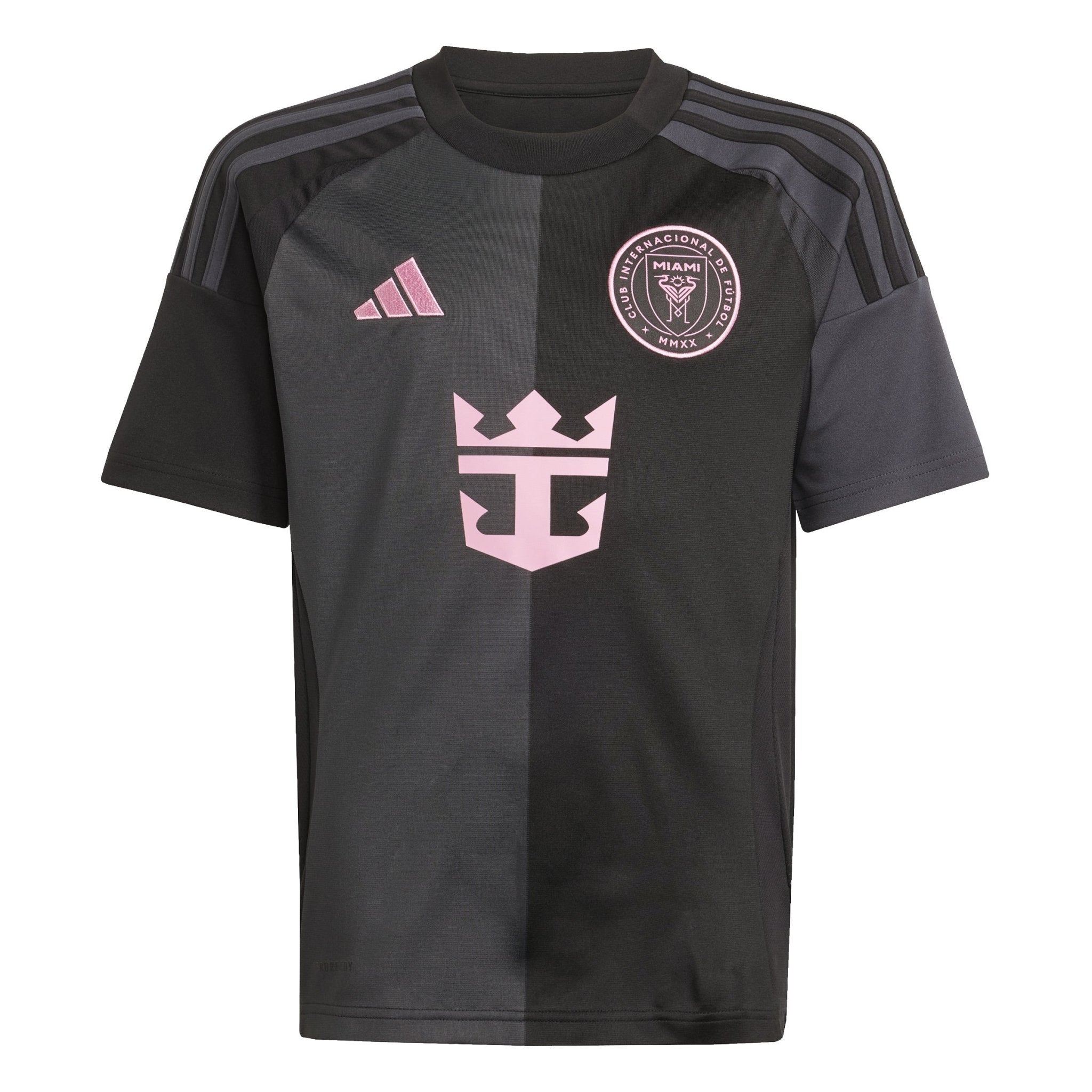 adidas Youth Inter Miami CF Messi Away Jersey 24/25 Black - Best Buy Soccer