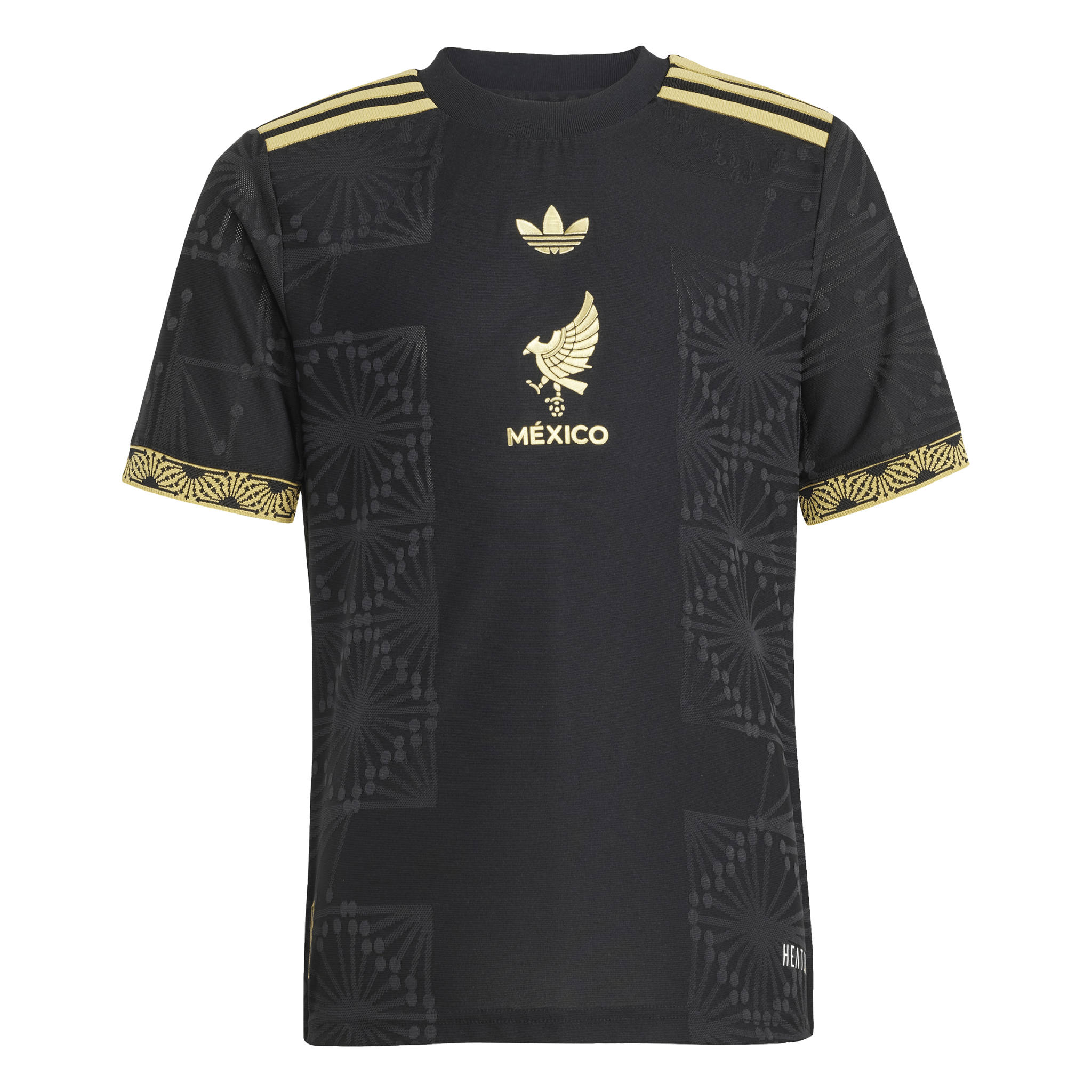 adidas Youth Mexico Gold Jersey 25 Black - Best Buy Soccer