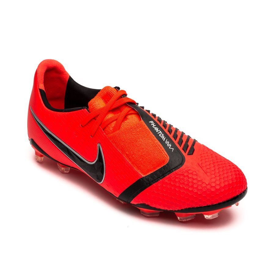 Nike Phantom Venom Elite FG Youth Soccer Cleats - Bright Crimson/Black/Crimson