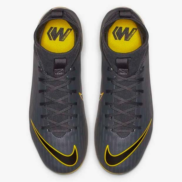 Nike Superfly 6 Academy FG Youth Soccer Cleats - Dark Grey